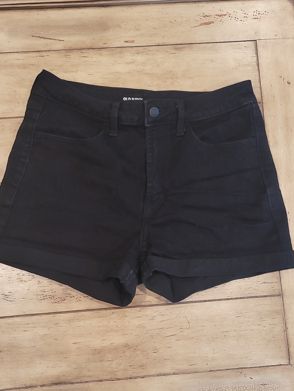 6 For $25 Old Navy Black Women's Stretch Denim Shorts